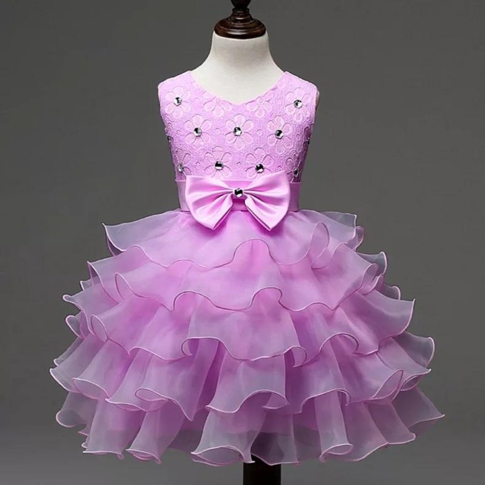 Tulle Lace Party Flower Dress